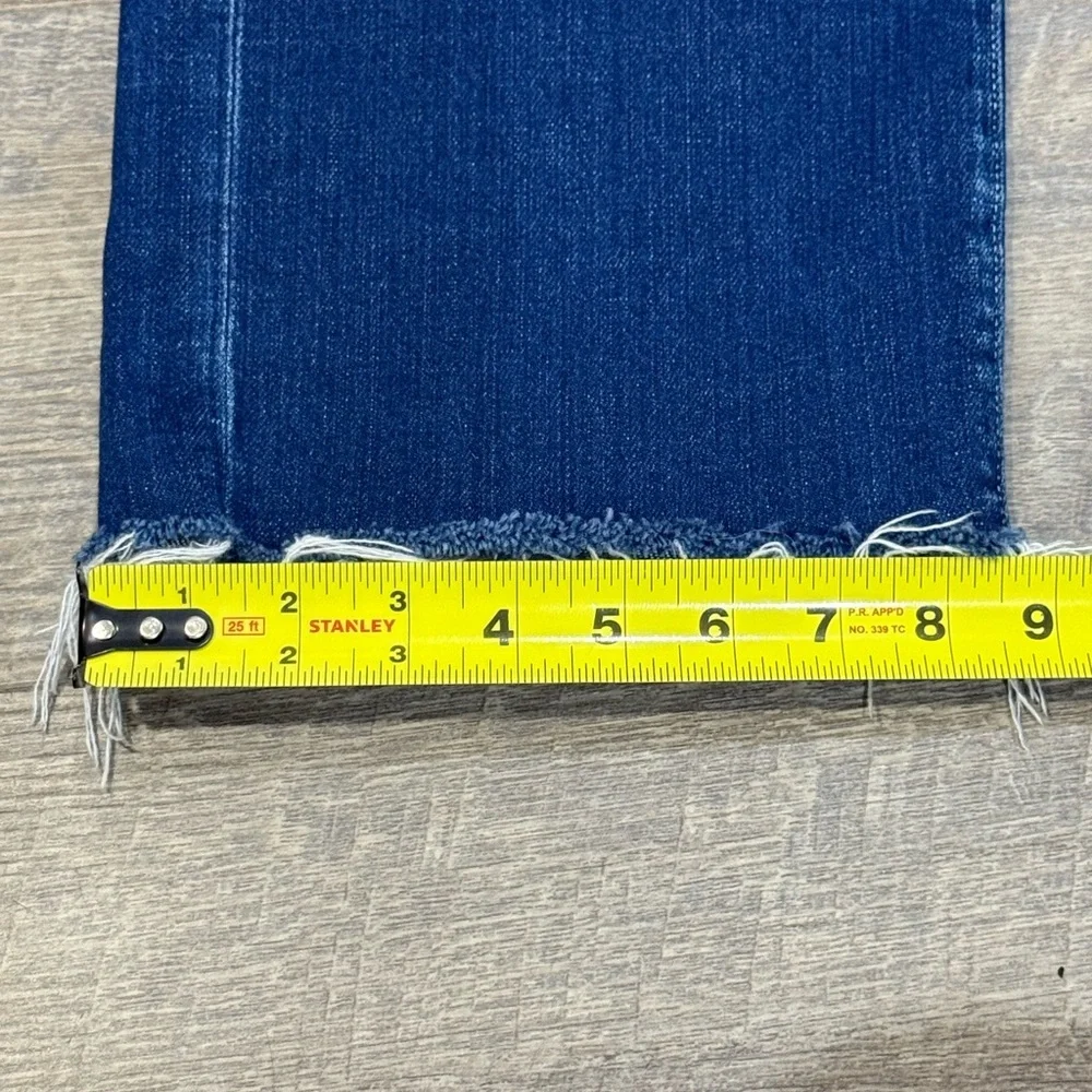 L'AGENCE Womens High-Rise Wide-Leg Cropped Jeans Size 29 Stretch